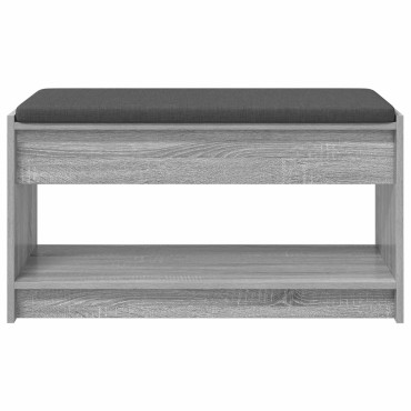 vidaXL Παγκάκι Χαλωρίου Γκρι Σονομά 83x38x45 εκ 1 τεμ.