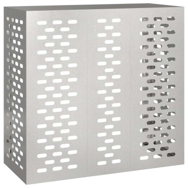vidaXL Κάλυμμα κλιματιστικού Ασημί 110 x 50 x 105 εκ