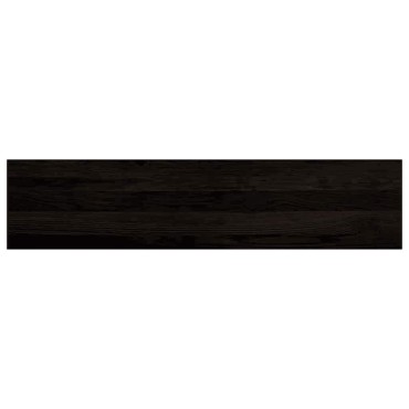 vidaXL Πέλματα Σκάλας 2 τεμάχια Καφέ-Μαύρο 110x30x2cm μασίφ ξύλο δρυς