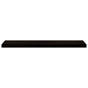 vidaXL Πέλματα Σκάλας 2 τεμάχια Καφέ-Μαύρο 110x30x2cm μασίφ ξύλο δρυς