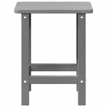 vidaXL Τραπεζάκι Πλευράς Ανοιχτό γκρι 38x38x46cm Πολυαιθυλένιο 1 τεμ.
