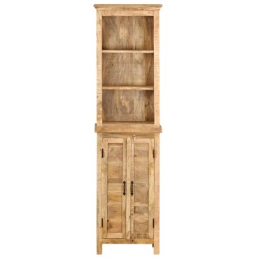 vidaXL Βιβλιοθήκη 50x30x180cm από Μασίφ Ξύλο Μάνγκο 1 τεμ.