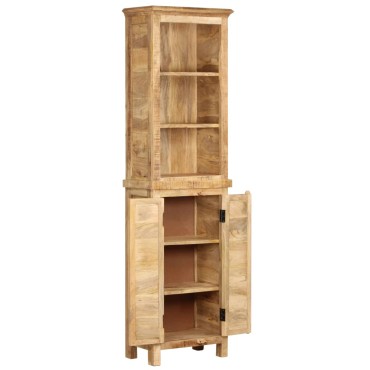 vidaXL Βιβλιοθήκη 50x30x180cm από Μασίφ Ξύλο Μάνγκο 1 τεμ.