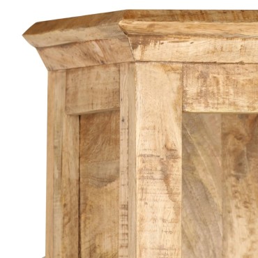 vidaXL Βιβλιοθήκη 50x30x180cm από Μασίφ Ξύλο Μάνγκο 1 τεμ.