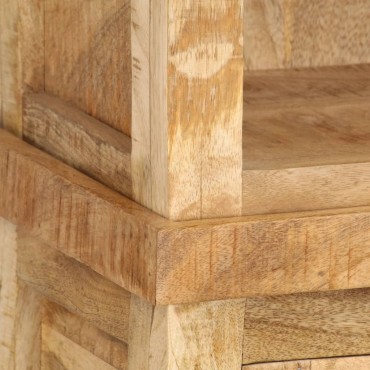 vidaXL Βιβλιοθήκη 50x30x180cm από Μασίφ Ξύλο Μάνγκο 1 τεμ.