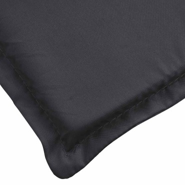 vidaXL Μαξιλάρι Ξαπλώστρας Μαύρο 186x58x4cm από Ύφασμα Oxford