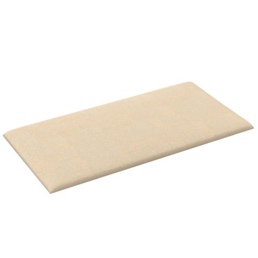 vidaXL Κεφαλάρι Τοίχου 12 τμχ. 30 x 15 cm Κρεμ ύφασμα