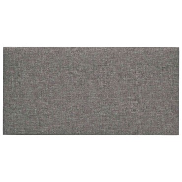 vidaXL Κεφαλάρι Τοίχου 12 τμχ. 30 x 15 cm Ανοιχτό γκρι ύφασμα
