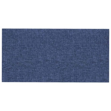 vidaXL Κεφαλάρι Τοίχου 12 τμχ. 30 x 15 cm Μπλε ύφασμα