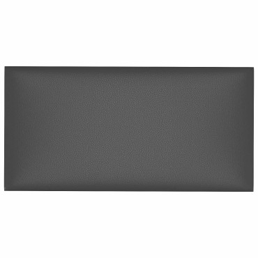vidaXL Κεφαλάρι Τοίχου 12 τμχ. 30 x 15 cm Γκρι ύφασμα