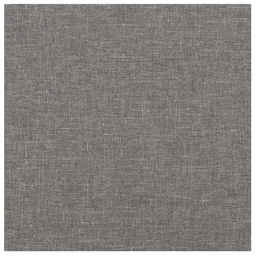 vidaXL Κεφαλάρι Τοίχου 12 τμχ. 30 x 30 cm Ανοιχτό γκρι ύφασμα