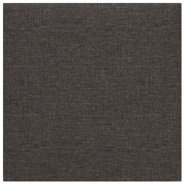 vidaXL Κεφαλάρι Τοίχου 12 τμχ. 30 x 30 cm Σκούρο Γκρι ύφασμα