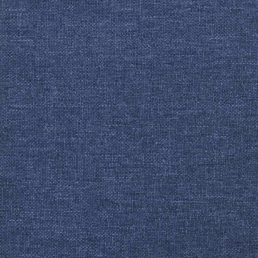 vidaXL Κεφαλάρι Τοίχου 12 τμχ. 90 x 15 cm Μπλε ύφασμα