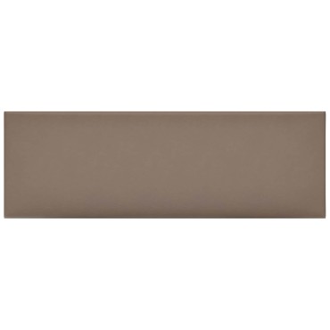 vidaXL Κεφαλάρι Τοίχου 12 τμχ. 90 x 30 cm Καπουτσίνο ύφασμα