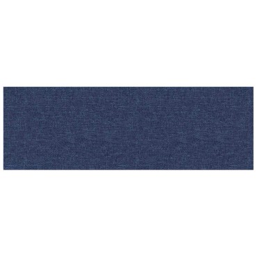 vidaXL Κεφαλάρι Τοίχου 12 τμχ. 90 x 30 cm Μπλε ύφασμα