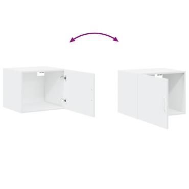 vidaXL Ντουλάπι Τοίχου Λευκό 50x42,5x40cm Επεξεργασμένο Ξύλο 1 τεμ.