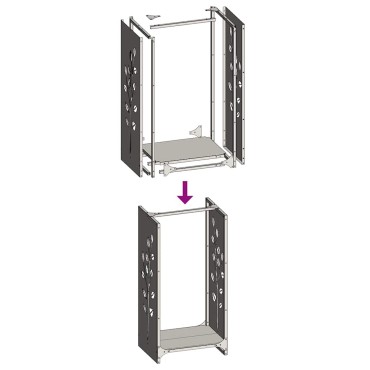 vidaXL Ράφι Καυσόξυλων Ανθρακί 40x30x80 εκ. Χάλυβας ψυχρής έλασης
