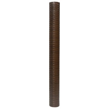 vidaXL Διαχωριστικό Βεράντας Καφέ & Μαύρο 600x80cm Συνθετικό Ρατάν