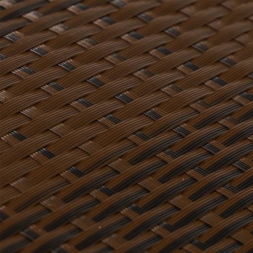 vidaXL Διαχωριστικό Βεράντας Καφέ & Μαύρο 1000x100cm Συνθετικό Ρατάν