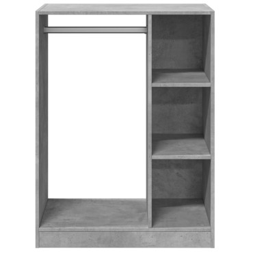 vidaXL Ντουλάπα Γκρι Σκυροδέματος 77x48x102 εκ. από Επεξεργασμένο Ξύλο