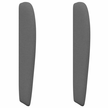 vidaXL Αυτί Κεφαλής Σκούρο Γκρι 80x23x6cm ύφασμα