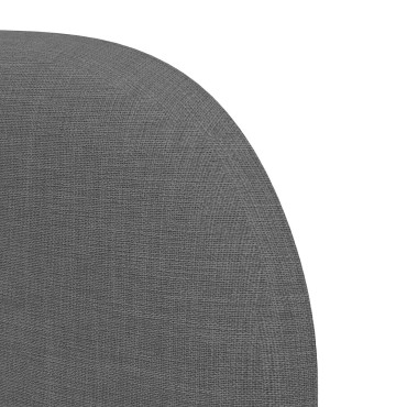 vidaXL Αυτί Κεφαλής Σκούρο Γκρι ύφασμα 80x23x6cm
