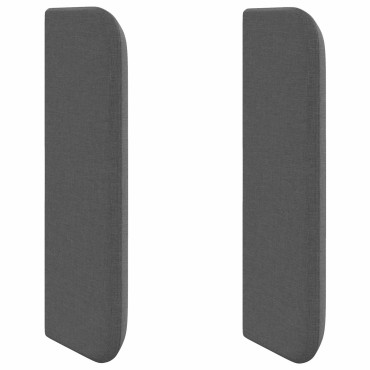 vidaXL Αυτί Κεφαλής Σκούρο Γκρι 40,5 x 40,5 x 4 εκ ύφασμα