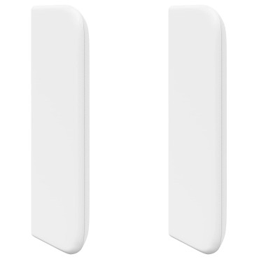 vidaXL Αυτί Κεφαλής Λευκό 40,5 x 40,5 x 4 εκ PVC