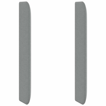 vidaXL Αυτί Κεφαλής Ανοιχτό γκρι 80x16x4cm ύφασμα