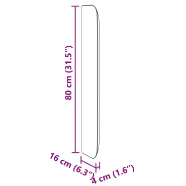 vidaXL Αυτί Κεφαλής Ανοιχτό γκρι ύφασμα 80x16x4cm