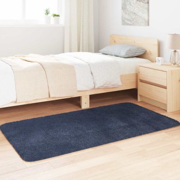 vidaXL Χαλί Shaggy με Ψηλό Πέλος NAVARRA Ναυτικό 80x150cm