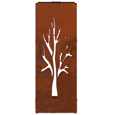 Ράφι για καυσόξυλα vidaXL 40x30x80 cm Ατσάλι σκληρυθέν στον αέρα
