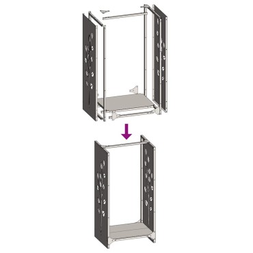 Ράφι για καυσόξυλα vidaXL 40x30x80 cm Ατσάλι σκληρυθέν στον αέρα