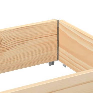 vidaXL Κολάρα Παλέτας 150x50 εκ. από Μασίφ Ξύλο Πεύκου