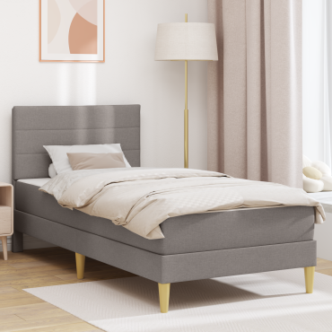 vidaXL Σκελετός Κρεβατιού Taupe 80x200cm Πολυεστέρας