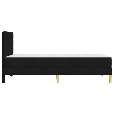 vidaXL Σκελετός Κρεβατιού Μαύρο 100x200cm Πολυεστέρας