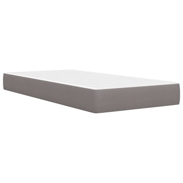 vidaXL Σκελετός Κρεβατιού Taupe 100 x 200 cm Πολυεστέρας