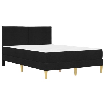 vidaXL Σκελετός Κρεβατιού Μαύρο 140 x 190 cm Πολυεστέρας