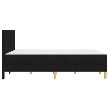 vidaXL Σκελετός Κρεβατιού Μαύρο 140 x 190 cm Πολυεστέρας
