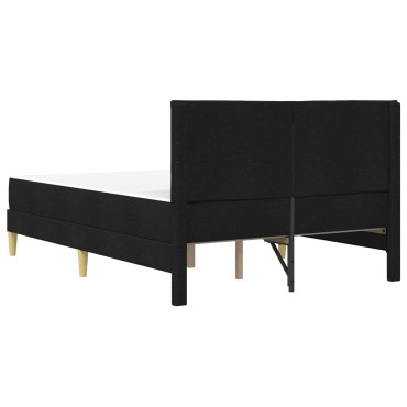 vidaXL Σκελετός Κρεβατιού Μαύρο 140 x 190 cm Πολυεστέρας