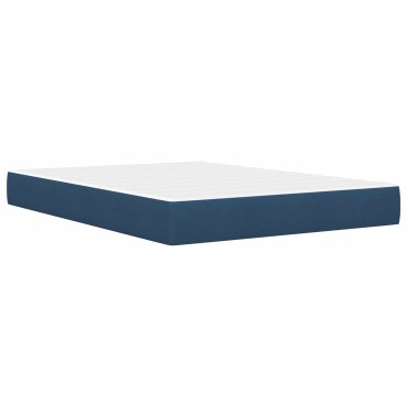 vidaXL Σκελετός Κρεβατιού Μπλε 160x200cm Πολυεστέρας