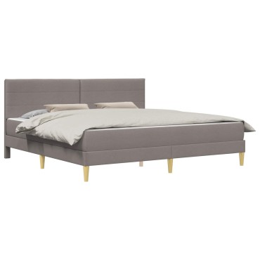 vidaXL Σκελετός Κρεβατιού Taupe 180x200cm Πολυεστέρας