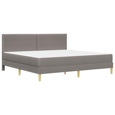 vidaXL Σκελετός Κρεβατιού Taupe 180x200cm Πολυεστέρας