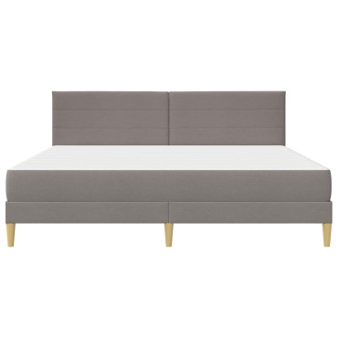 vidaXL Σκελετός Κρεβατιού Taupe 180x200cm Πολυεστέρας