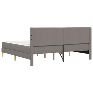 vidaXL Σκελετός Κρεβατιού Taupe 180x200cm Πολυεστέρας