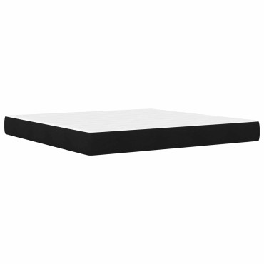 vidaXL Σκελετός Κρεβατιού Μαύρο 200x200cm Πολυεστέρας