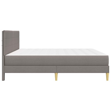 vidaXL Σκελετός Κρεβατιού 200x200cm Taupe
