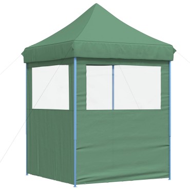 vidaXL Σκηνή Πάρτυ 200 x 200 x 306 εκ. Πράσινο Ύφασμα Όξφορντ