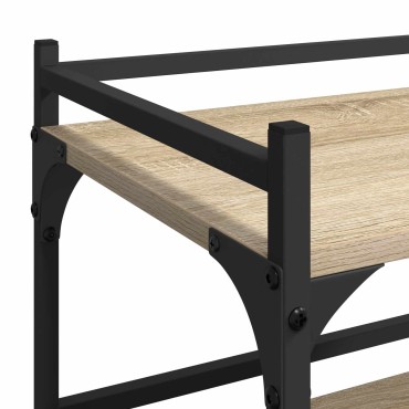 vidaXL Καρότσι Κουζίνας Δρύς Sonoma 50x35x75,5 εκ 1 τεμ.