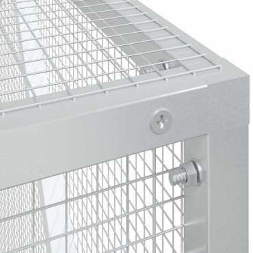 vidaXL Κλουβί Πουλιών Ανθρακί 210 x 304 x 213 εκ